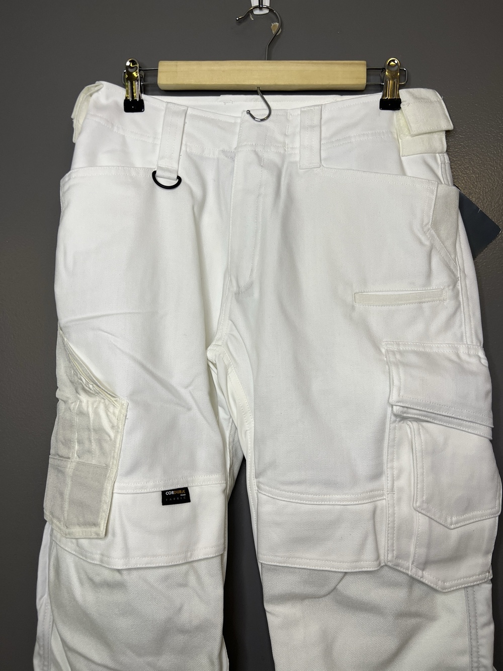 Mascot Cargo Pants Mens 31x30 White Adra Hardwear Cordura Workwear 15079-010-06